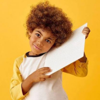 LEGO 11010 Classic Witte bouwplaat 10" x 10" / 25 cm x 25 cm voor de Wintersets Bouwplaat